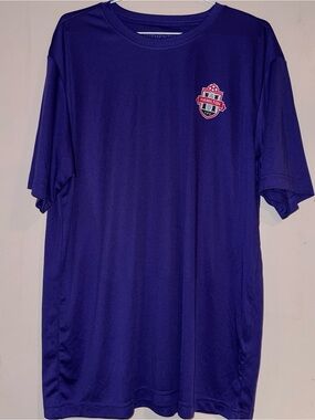 Hamilton Men's Performance Jersey in Deep Purple with Red Crest